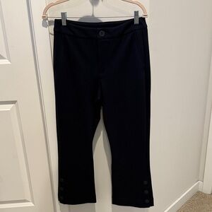 CAbi Navy Blue Cropped Trousers